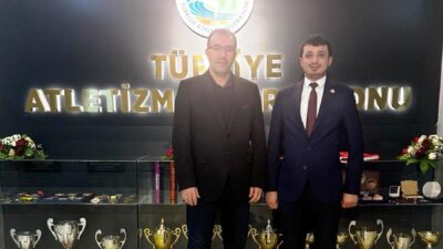 TÜMKİAD İl Başkanı Kurum’dan Türkiye atletizm federasyonu Başkanı Fatih Çintimar’a Ziyaret