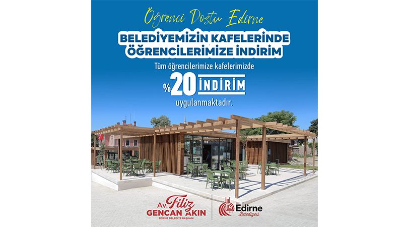 Edirne Belediyesi, öğrencilere destek