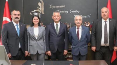 BAŞKAN GENCAN AKIN ÖZGÜR ÖZEL İLE GÖRÜŞTÜ