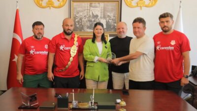 KIRKPINAR BAŞPEHLİVANI ORHAN OKULU’DAN BAŞKAN GENCAN AKIN’A ZİYARET